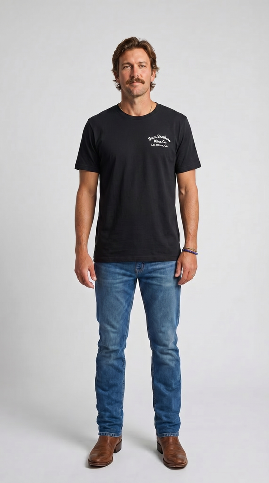Four Brothers Cow Skull Tee
