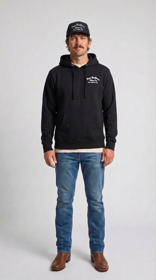 Four Brothers Cow Skull Hoodie