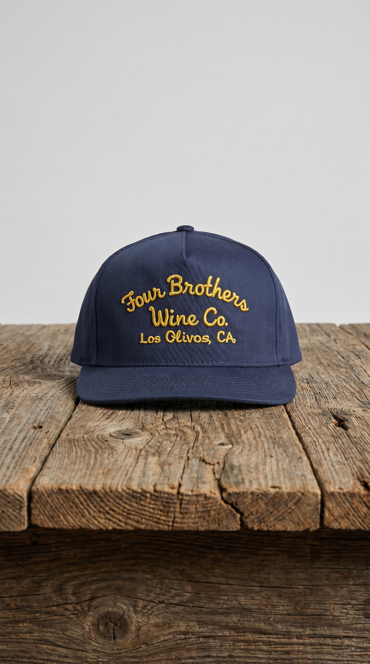 Navy Four Brothers Trucker Hat